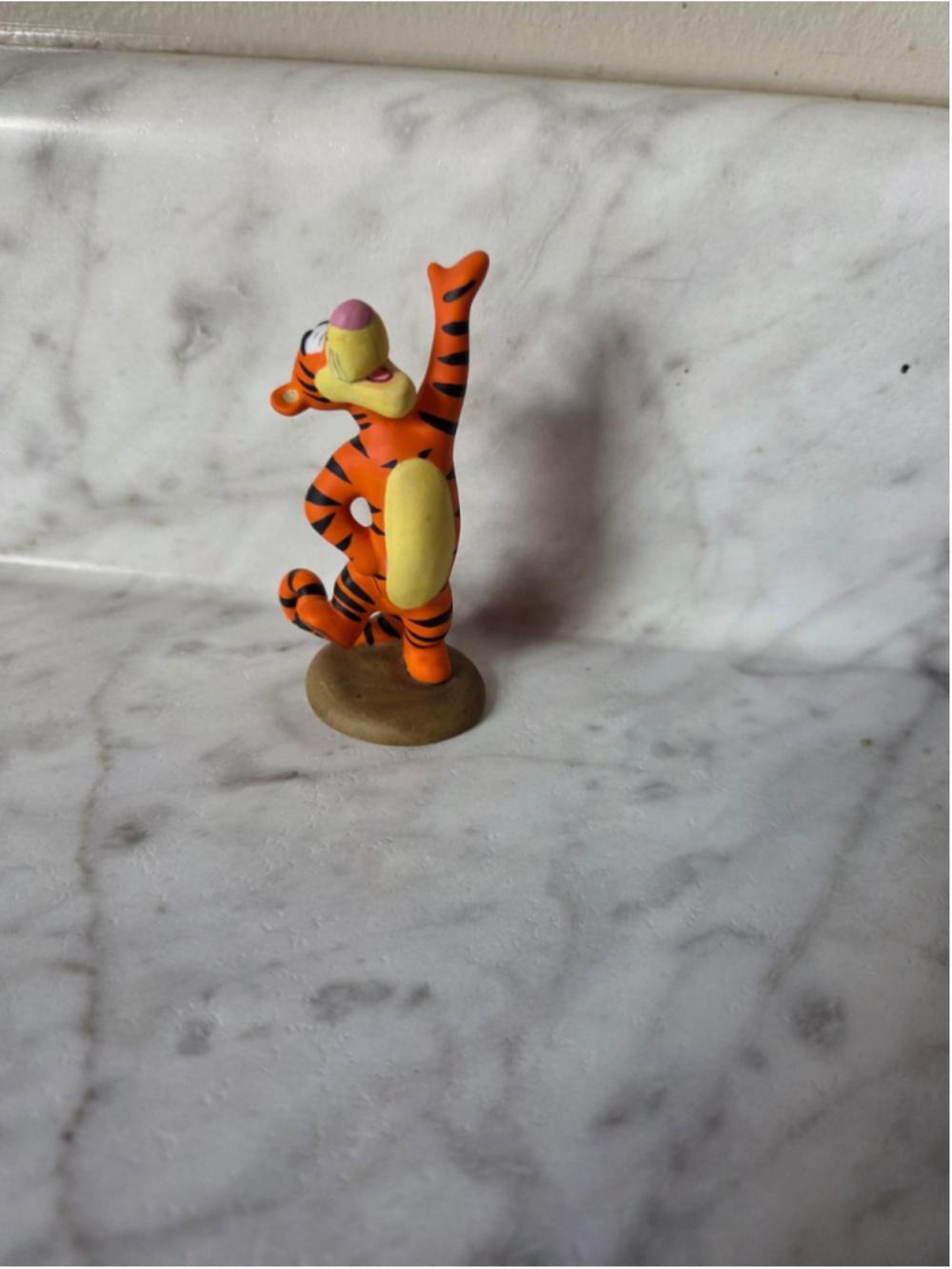 Disney Tigger Figurine Collectible Decor Orange Black